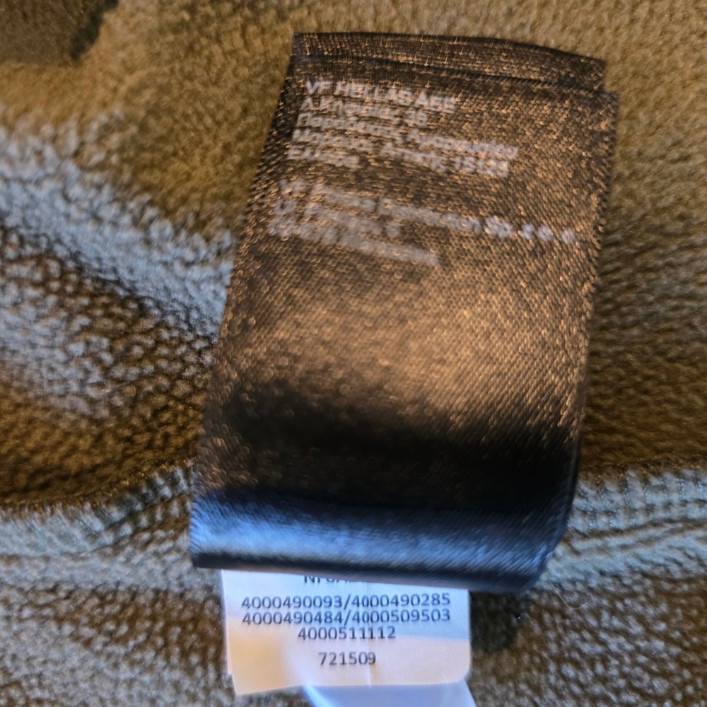 The North Face Women L Funnel Neck Fleece Pullover Olive Brown Space Dye Heather - Picture 11 of 15